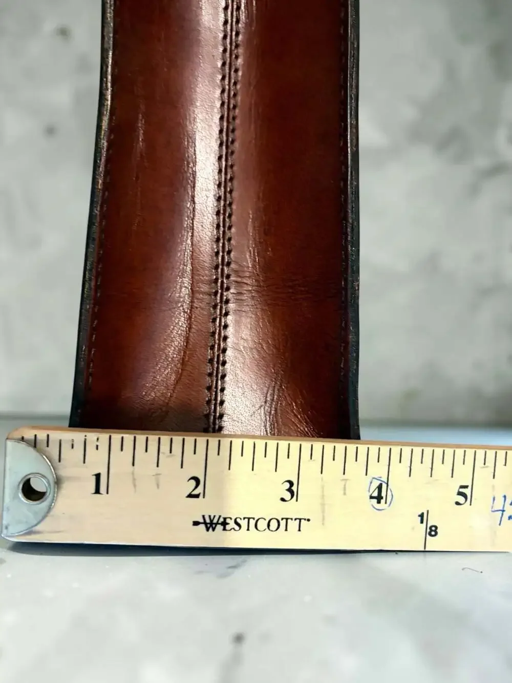 Vintage Handcrafted Brown Leather Double Wine Bottle Tote Bag Carrier Case